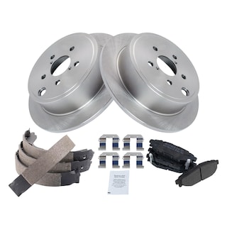 Foto 2 | Foto 2 | Kit De Pastillas De Freno Y Rotor Trasero Trq Semimetálico Para Subaru - Venta Internacional.