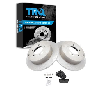 Foto 1 | Foto 1 | Kit De Pastillas De Freno Y Rotor Trq Trasero Semimetálico Para Mitsubishi - Venta Internacional.