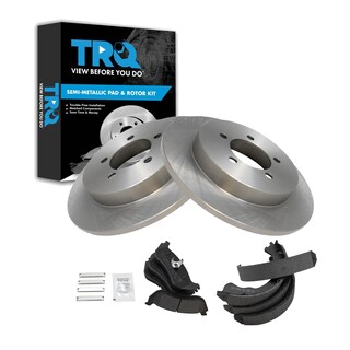 Foto 1 | Foto 1 | Kit De Pastillas Y Rotor De Freno Trq Trasero Semimetálico Para Ford 2002-2005 - Venta Internacional.