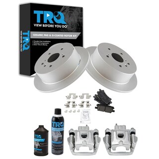 Foto 1 | Foto 1 | Kit De Pastillas De Freno Y Rotor Trq Trasero Compatible Con Lexus Toyota - Venta Internacional.