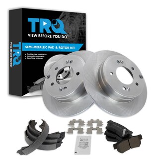 Foto 1 | Foto 1 | Kit De Pastillas De Freno Y Rotor Trasero Trq Semimetálico Para Hyundai Sonata 2007-2008 - Venta Internacional.