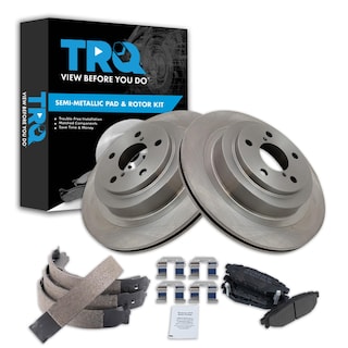 Foto 1 | Foto 1 | Kit De Pastillas De Freno Y Rotor Trq Trasero Semimetálico Para Subaru Legacy - Venta Internacional.