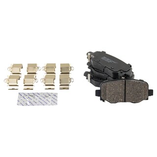 Foto 3 | Foto 3 | Kit De Pastillas De Freno Y Rotor Trq Para Jeep Cherokee Trasero De Cerámica Con Revestimiento En G - Venta Internacional.