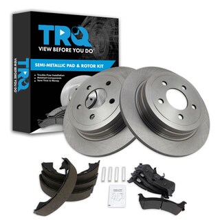 Foto 1 | Foto 1 | Kit De Pastillas De Freno Y Rotor Trasero Trq Semimetálico Para Ford Explorer - Venta Internacional.