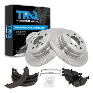 Foto 1 | Foto 1 | Kit De Pastillas De Freno Y Rotor Trq Trasero Semimetálico Para Bmw 525i 530i - Venta Internacional.