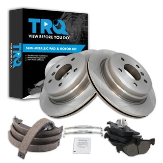 Foto 1 | Foto 1 | Kit De Pastillas De Freno Y Rotor Trq Trasero Semimetálico Para Bmw 328i 07-12 - Venta Internacional.
