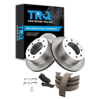Foto 2 | Foto 2 | Kit De Pastillas De Freno Y Rotor Trq Trasero Para Chevrolet Gmc 2010-13 - Venta Internacional.
