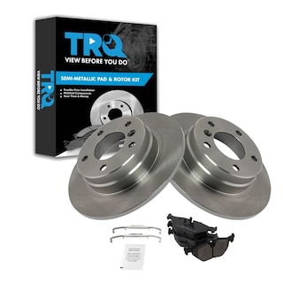 Foto 1 | Foto 1 | Kit De Pastillas De Freno Y Rotor Trq Trasero Semimetálico Para Bmw 318i 92-98 - Venta Internacional.