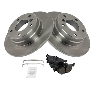 Foto 2 | Foto 2 | Kit De Pastillas De Freno Y Rotor Trq Trasero Semimetálico Para Bmw 318i 92-98 - Venta Internacional.