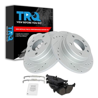 Foto 1 | Foto 1 | Kit De Pastillas De Freno Y Rotor Trq Rear Performance Bmw 318i 92-98 - Venta Internacional.