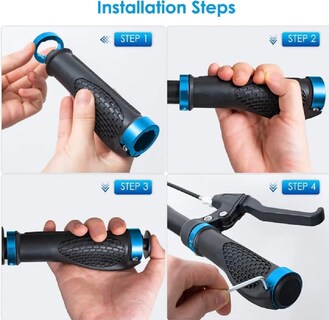 Foto 3 | Foto 3 | Puños para Bicicleta Malubero color Azul con Negro