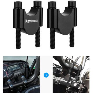 Foto 2 | Foto 2 | Elevadores De Manillar De Motocicleta Kemimoto De Aleación De Aluminio De 7/8 Pulgadas - Venta Internacional.