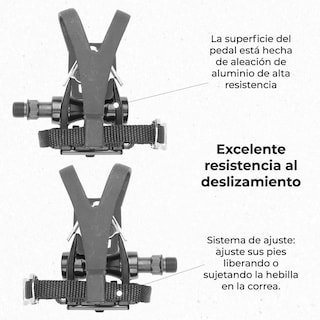 Foto 4 | Foto 4 | Pedal de Carrera para Bicicleta Genérico de Aluminio Tocle Lu-209 color Plata