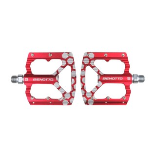 Foto 2 | Foto 2 | Pedales Benotto Plataforma Balero Sellado Mg-004 9/16 Rojo