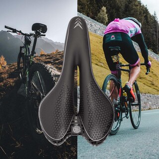 Foto 6 | Foto 6 | Asiento para Bicicleta de Montaña Mariluz 1090-1fm Antiprostático 275 x 160 mm Negro