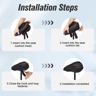 Foto 7 | Foto 7 | Cojín De Asiento De Bicicleta Zacro Acolchado En Gel Para Hombres Y Mujeres - Venta Internacional.