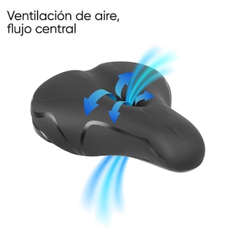 Foto 3 | Foto 3 | Asiento Para Bicicleta 260 X 175mm Ancho Antiprostatico Negro Tl-2101 Teide