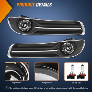 Foto 2 | Foto 2 | Conjunto De Faros Antiniebla Compatible Con Nilight Chrysler 300 2011-2014 - Venta Internacional.