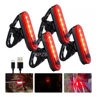 Foto 2 | Foto 2 | Kit 4pz Luces Usb Recargable Led Estrobo Para Bicicleta 4 Modos Eo Safe Imports Esi-14512 Negro