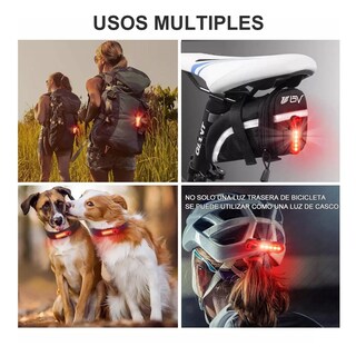 Foto 3 | Foto 3 | Kit 4pz Luces Usb Recargable Led Estrobo Para Bicicleta 4 Modos Eo Safe Imports Esi-14512 Negro