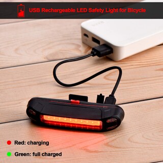 Foto 3 | Foto 3 | Juego De Luces Traseras Para Bicicleta Mudder, Recargable Por Usb, 4 Unidades - Venta Internacional.