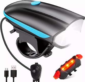 Foto 1 | Foto 1 | Lámpara Luces para Bicicleta Recargables Eo Safe Imports ESI-5341 Multicolor