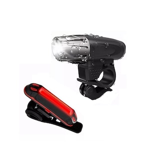 Foto 1 | Foto 1 | Luces Delanteras y Traseras de Bicicleta Eo Safe Imports Esi-7372 Linterna Negro