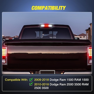 Foto 7 | Foto 7 | Tercera Luz De Freno Nilight High Mount Para Dodge Ram 2009-2017 - Venta Internacional.