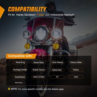Foto 6 | Foto 6 | Kit De Faros Led Y Faros Antiniebla Para Motocicleta Nilight De 7 Pulgadas+4,5 Pulgadas - Venta Internacional.