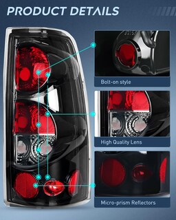 Foto 7 | Foto 7 | Conjunto De Luces Traseras Compatible Con Nilight Para Chevy Silverado 99-07 - Venta Internacional.