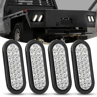 Foto 1 | Foto 1 | Luz Trasera Para Remolque Nilight, 6 Pulgadas, Ovalada, 24 Led, Blanca, 4 Unidades, 12 V - Venta Internacional.
