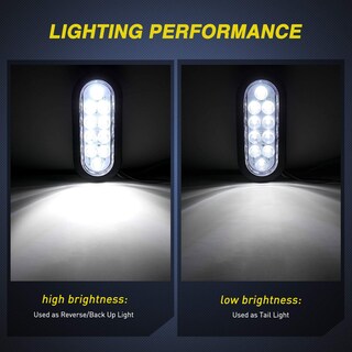 Foto 5 | Foto 5 | Luces Traseras Para Remolque Nilight Tl-09, 15 Cm, Ovaladas, Led Blancas, 2 Unidades - Venta Internacional.