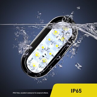 Foto 6 | Foto 6 | Luces Traseras Para Remolque Nilight Tl-09, 15 Cm, Ovaladas, Led Blancas, 2 Unidades - Venta Internacional.