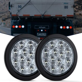 Foto 1 | Foto 1 | Luz Led De Respaldo Inversa Nilight 4, Blanca, Redonda (2 Unidades) - Venta Internacional.