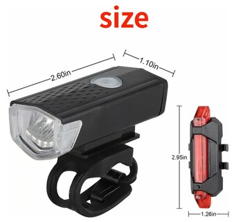 Foto 2 | Foto 2 | Xtellar Kit Premium De Luces Recargables Para Bicicleta, 4 Piezas, Resistente Al Agua Ipx6, Iluminación Nocturna Óptima, Usb