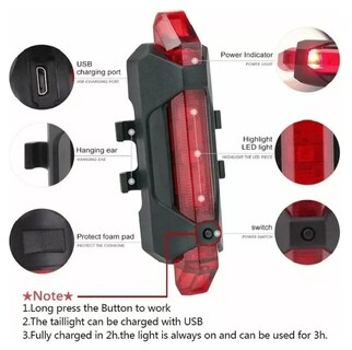 Foto 4 | Foto 4 | Xtellar Kit Premium De Luces Recargables Para Bicicleta, 4 Piezas, Resistente Al Agua Ipx6, Iluminación Nocturna Óptima, Usb