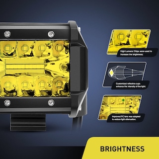 Foto 2 | Foto 2 | Faros Antiniebla Nilight, Cápsulas Led Amarillas De 4 Pulgadas, 60 W, Para Todo Terreno - Venta Internacional.