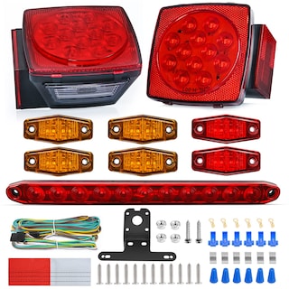 Foto 1 | Foto 1 | Kit De Luces Led Nilight, Cuadradas, Con Tope Giratorio, 12 V - Venta Internacional.