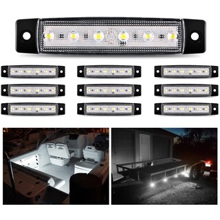 Foto 1 | Foto 1 | Luz Indicadora Led Nilight, 10 Unidades, 3,8 Pulgadas, 6 Led, 12 V Dc - Venta Internacional.