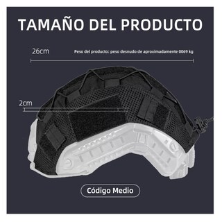 Foto 2 | Foto 2 | Forro Para Casco Táctico Equipo Táctico Belug Negro