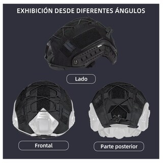 Foto 3 | Foto 3 | Forro Para Casco Táctico Equipo Táctico Belug Negro