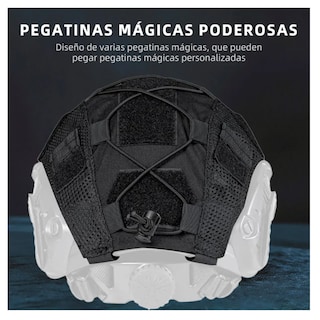 Foto 4 | Foto 4 | Forro Para Casco Táctico Equipo Táctico Belug Negro