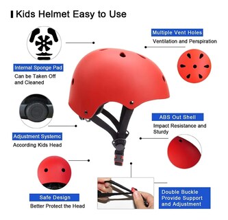 Foto 3 | Foto 3 | Casco de Protección Infantil para Bicicleta Malubero color Rojo Edad 3-13 Años