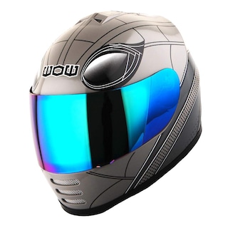 Foto 2 | Foto 2 | Casco De Moto Wow Spider Negro Para Niños, Talla L - Venta Internacional.