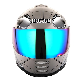 Foto 3 | Foto 3 | Casco De Moto Wow Spider Negro Para Niños, Talla L - Venta Internacional.