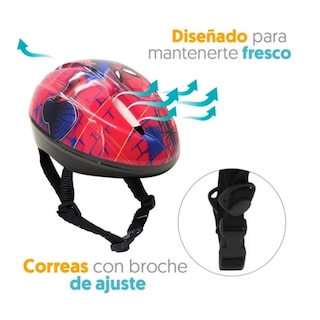 Foto 3 | Foto 3 | Casco Rodilleras Y Coderas Spiderman