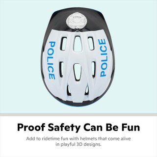 Foto 2 | Foto 2 | Casco De Bicicleta Schwinn Para Bebés Y Niños Pequeños, Diseño Policial En 3d - Venta Internacional.