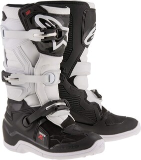Foto 1 | Foto 1 | Bota De Motocross Alpinestars Youth Tech 7s, Color Blanco Y Negro, Talla 8 - Venta Internacional.