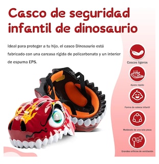 Foto 3 | Foto 3 | Set 7 Kits Casco Protección Con Rodilleras Codilleras Eo Safe Imports Esi-20833 Rojo