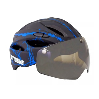 Foto 1 | Foto 1 | Casco Ciclismo Visor Removible TuttoBike Azul